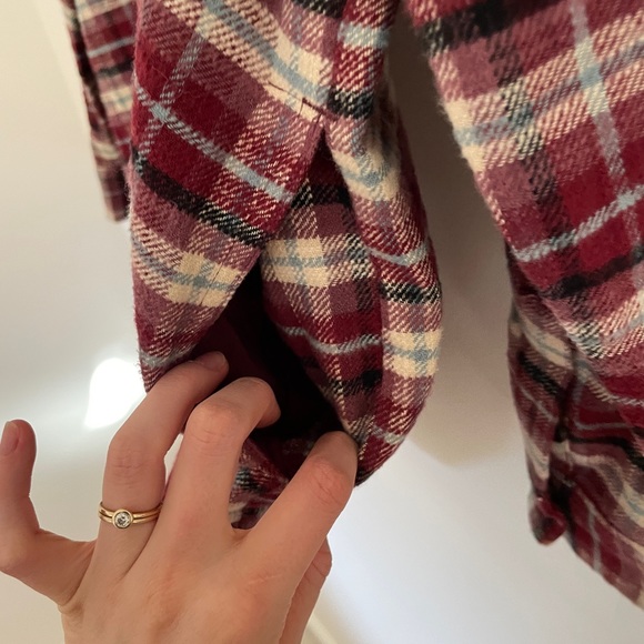 Madewell • Flannel Sunday in Mahaska Plaid shacket chore coat size small - Picture 9 of 12